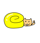 ねこつむり（個別スタンプ：35）