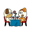 Cat and Dog dating（個別スタンプ：9）