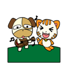 Cat and Dog dating（個別スタンプ：35）