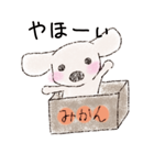 マルチーズと一緒～のらの1日～（個別スタンプ：1）