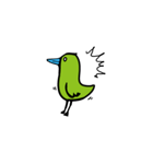 Little green bird（個別スタンプ：22）