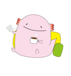 笑顔のウーパルーパー（個別スタンプ：1）