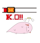 笑顔のウーパルーパー（個別スタンプ：7）