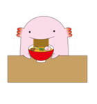 笑顔のウーパルーパー（個別スタンプ：34）