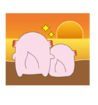 笑顔のウーパルーパー（個別スタンプ：38）