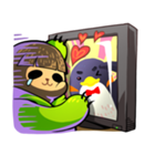 へんなオタクナマケモノさん（個別スタンプ：17）
