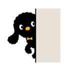 もこもこトイプー（Black）（個別スタンプ：28）