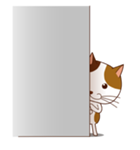 女の子と三毛猫の可愛いスタンプ！（個別スタンプ：30）