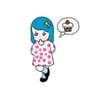 あわいの女の子スタンプ（個別スタンプ：5）