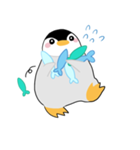 ちびペンと海の仲間たち（個別スタンプ：14）