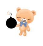 Cuddly Bear（個別スタンプ：34）