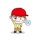 Mr. Lupi and The Boy Wears Red Hat（個別スタンプ：24）