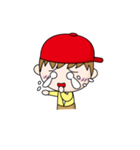 Mr. Lupi and The Boy Wears Red Hat（個別スタンプ：28）