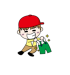 Mr. Lupi and The Boy Wears Red Hat（個別スタンプ：34）
