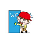 Mr. Lupi and The Boy Wears Red Hat（個別スタンプ：35）