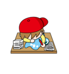 Mr. Lupi and The Boy Wears Red Hat（個別スタンプ：39）