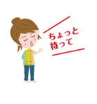 メッセージガール（個別スタンプ：15）