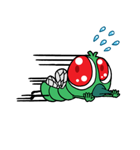 Funny Insects - crazy worm and cute fly（個別スタンプ：25）