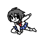 ダウングレードアイコン 日常のおんなのこ（個別スタンプ：28）