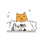 掃除ねこ（個別スタンプ：9）