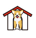 愛犬スタンプシリーズ1 コーギー風（個別スタンプ：40）