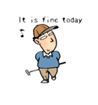 Golf is like life English（個別スタンプ：20）