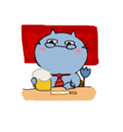 ねこ科っぷる（個別スタンプ：8）