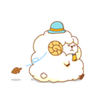 モフモフひつじさん（個別スタンプ：8）