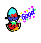 BABU series NO.32 WATERMELON（個別スタンプ：6）