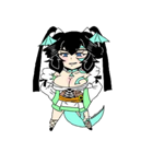 くろいひキャラ（個別スタンプ：4）