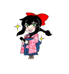 くろいひキャラ（個別スタンプ：23）