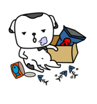 The Dog in the Box (English version)（個別スタンプ：26）