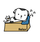 The Dog in the Box (English version)（個別スタンプ：38）
