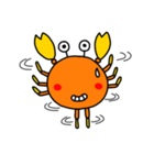 naughty crab（個別スタンプ：1）