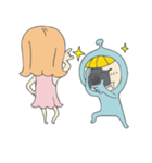 宇宙人 ＆ 電波女（個別スタンプ：12）