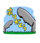 無表情、モアイ君。（個別スタンプ：8）