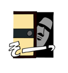 無表情、モアイ君。（個別スタンプ：21）