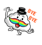 Mr.Cloud's Rainbow Moustache（個別スタンプ：12）