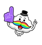 Mr.Cloud's Rainbow Moustache（個別スタンプ：13）