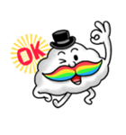 Mr.Cloud's Rainbow Moustache（個別スタンプ：16）