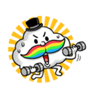 Mr.Cloud's Rainbow Moustache（個別スタンプ：17）