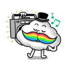 Mr.Cloud's Rainbow Moustache（個別スタンプ：18）
