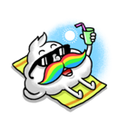 Mr.Cloud's Rainbow Moustache（個別スタンプ：20）