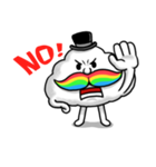Mr.Cloud's Rainbow Moustache（個別スタンプ：23）