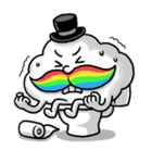 Mr.Cloud's Rainbow Moustache（個別スタンプ：27）