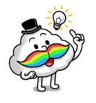 Mr.Cloud's Rainbow Moustache（個別スタンプ：31）