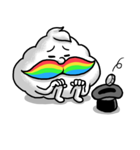 Mr.Cloud's Rainbow Moustache（個別スタンプ：36）