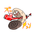 ミル貝様とクリオネ氏（個別スタンプ：7）