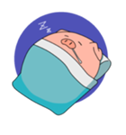ふてぶてしいぶたさん（個別スタンプ：33）