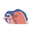 ふてぶてしいぶたさん（個別スタンプ：34）